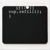 Coffee Refill Software Engineer für intelligente C Mousepad (Vorne)