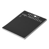 Coffee Refill Software Engineer für intelligente C Notizblock (Rotiert)