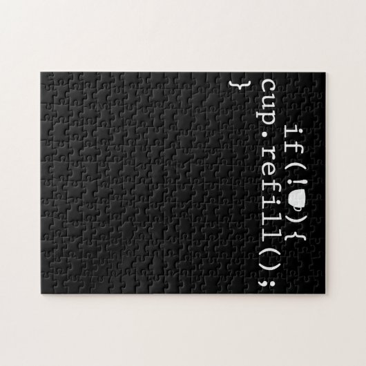 Coffee Refill Software Engineer für intelligente C Puzzle (Horizontal)