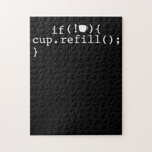 Coffee Refill Software Engineer für intelligente C Puzzle