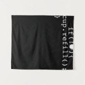 Coffee Refill Software Engineer für intelligente C Wandteppich (Vorderseite (Horizontal))