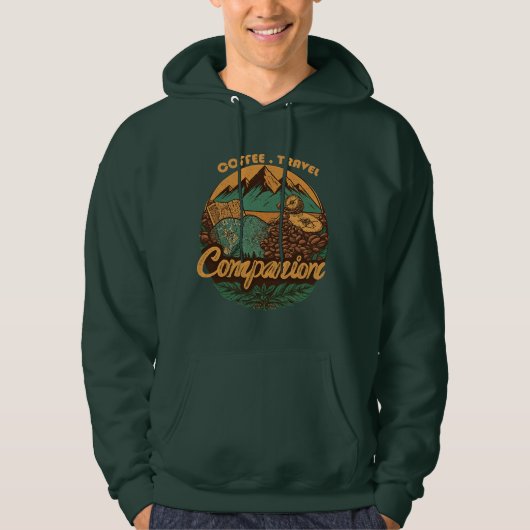 Coffee-Reisegefährte Mountain Adventure Sweatshirt (Vorderseite)