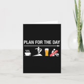 Coffee Ride Snowboard Beer Funny Snowboarden Schne Karte (Vorderseite)