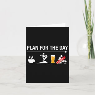 Coffee Ride Snowboard Beer Funny Snowboarden Schne Karte