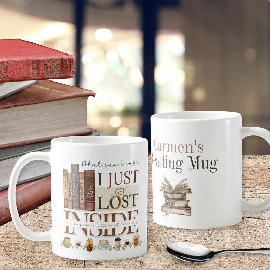 Coffee Romance Book Lovers Custom Tropes Kaffeetasse