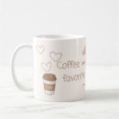 Coffee & Ruhe - Ästhetischer Morgensbecher Kaffeetasse (Links)