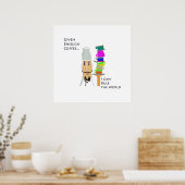 Coffee-Rule the World Poster (Küche)