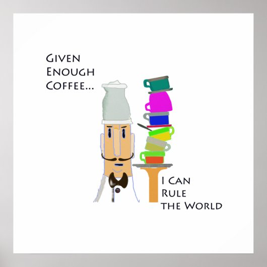 Coffee-Rule the World Poster (Vorne)