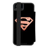 Coffee S Symbol - Rot Incipio iPhone Geldbeutel-Hülle (Folio Rückseite)