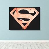 Coffee S Symbol - Rot Leinwanddruck (Insitu (Holzboden))