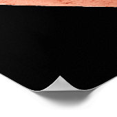 Coffee S Symbol - Rot Poster (Ecke)