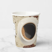 Coffee Shop-Becher für kundenspezifische Logos Pappbecher (Links)