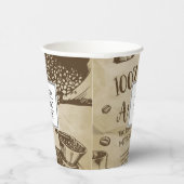 Coffee Shop-Becher für kundenspezifische Logos Pappbecher (Rechts)