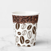 Coffee Shop-Becher für kundenspezifische Logos Pappbecher (Links)