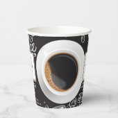 Coffee Shop-Becher für kundenspezifische Logos Pappbecher (Links)