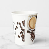 Coffee Shop-Becher für kundenspezifische Logos Pappbecher (Rechts)