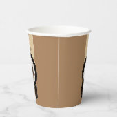 Coffee Shop Custom Business Name Paper Cup Pappbecher (Rechts)
