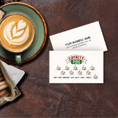 Coffee Shop Funny Loyalty Business Card Visitenkarte