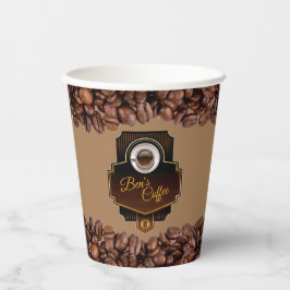Coffee Shop Kundenspezifische Firmennamen Papierkä Pappbecher