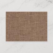 Coffee Shop Latte Tasse Art Beans Chocolate Brown Visitenkarte (Rückseite)