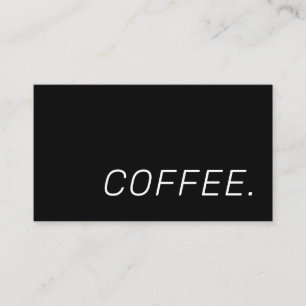 Coffee Shop Loyalität Einfache Punch Rube Treuekarte