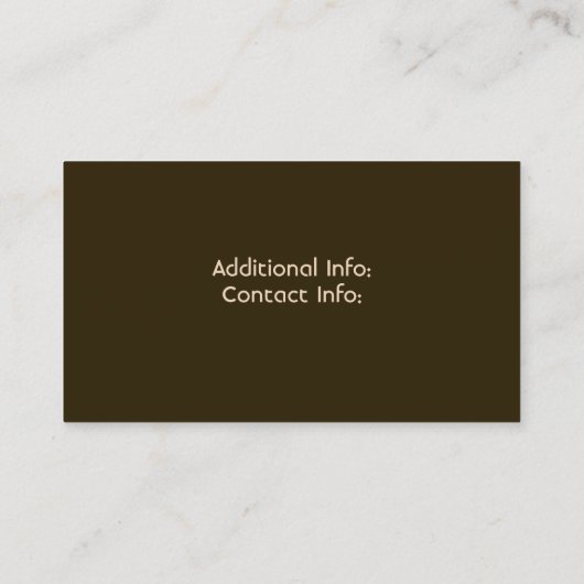 Coffee Shop Loyalität Karte 3 (Rückseite)