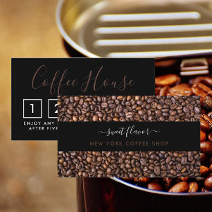 Coffee Shop Loyalty Card - Kaffee Bean Strip Treuekarte