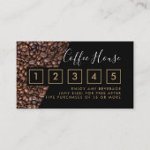 Coffee Shop Loyalty Card - Kaffeebär Treuekarte (Vorderseite)