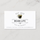 Coffee Shop Loyalty Card Treuekarte (Vorderseite)