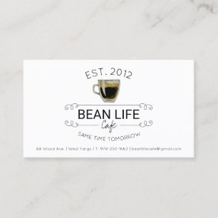 Coffee Shop Loyalty Card Treuekarte