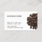 Coffee Shop Minimalistisch Loyalitätspunch Treuekarte (Rückseite)