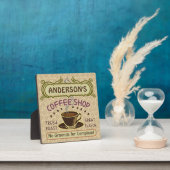 Coffee Shop mit Cup kreieren Sie Ihr eigenes Perso Fotoplatte (InSitu)