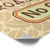 Coffee Shop mit Cup kreieren Sie Ihr eigenes Perso Poster (Ecke)