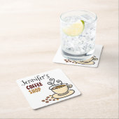 Coffee Shop Personalisiert Paper Untersetzer (Vor Ort)