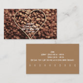 Coffee Shop & Punch mit kundenspezifischen Hefeboh Visitenkarte (Vorne/Hinten)