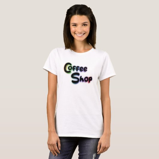 Coffee shop T-Shirt (Vorne ganz)