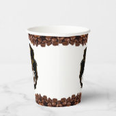 Coffee Shops mit individuellem Firmennamen Pappbecher (Rechts)