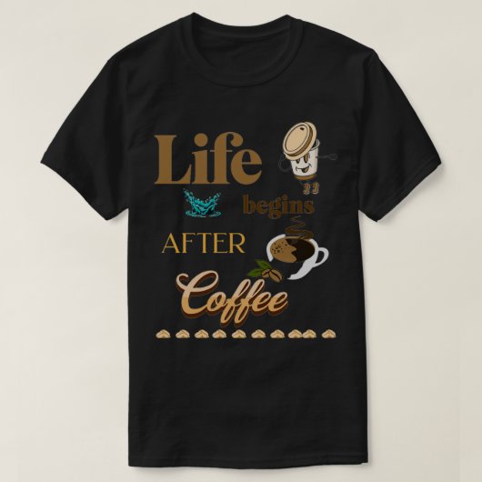 coffee shops T-Shirt (Design vorne)