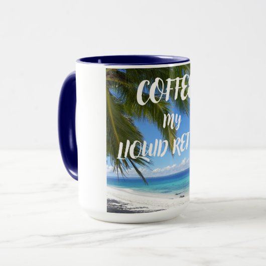 COFFEE | Sie Flüssigkeit Retreat in einer TASSE! Tasse (Vorderseite Links)