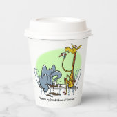 Coffee Slob von Jeff Willis Art Pappbecher (Vorderseite)