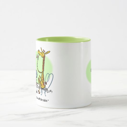 COFFEE SLOB von Jeff Willis Art Tasse (Zentrum)