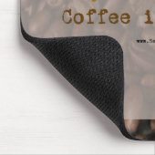 Coffee Slogan senden - Mousepad (Ecke)