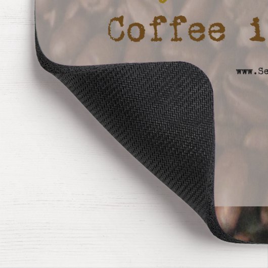 Coffee Slogan senden - Mousepad (Ecke)