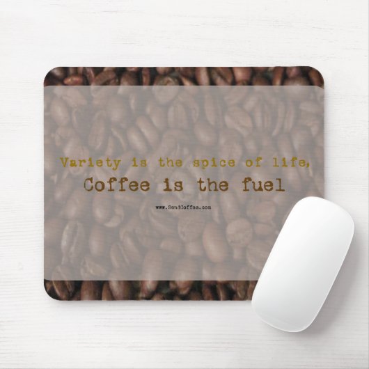 Coffee Slogan senden - Mousepad (Mit Mouse)