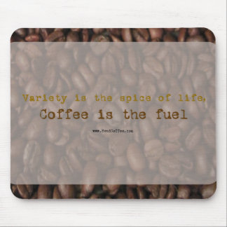 Coffee Slogan senden - Mousepad