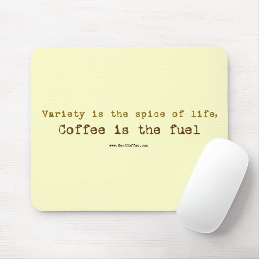 Coffee Slogan senden - Mousepad (Mit Mouse)