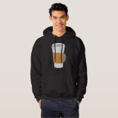 Coffee Sloth Long Hoodie (Vorne ganz)