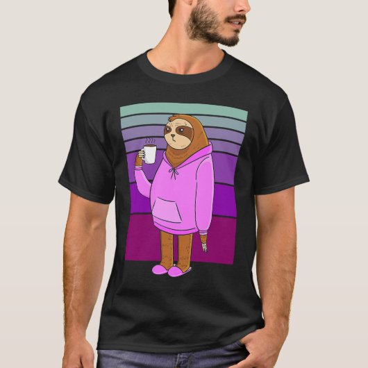 coffee sloth T-Shirt (Vorderseite)
