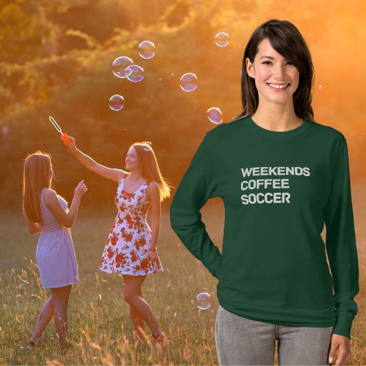 Coffee & Soccer Comfort Colors T - Shirt