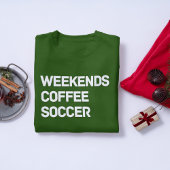 Coffee & Soccer Comfort Colors T - Shirt